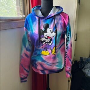 Colorful Mickey Mouse Tie-Dye Hoodie